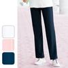 Anfamie Nurse Pants, Back Lacquer, Loose Fit, Slim Fit, Quick-Drying, Anti-Static, Slimming, Women's, White, Size M
