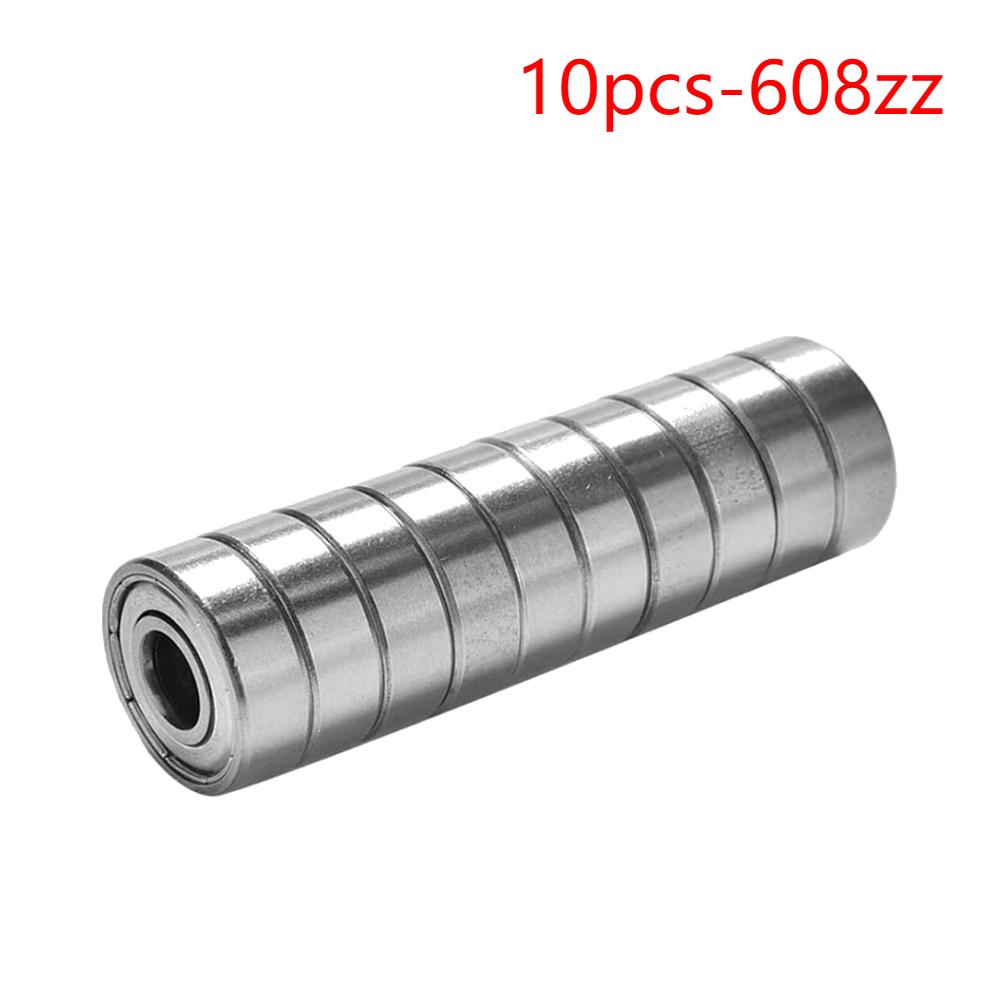 20/10pcs Ball Bearings 608zz/608rs ABEC-9 Miniature Bearings Deep Groove Inline Roller Skate Bearing Carbon Steel for Skateboard