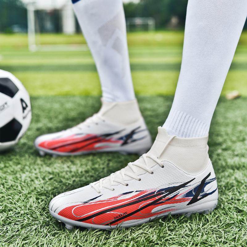 35-47 Men's Large Size Football Shoes Artificial Lawn Long Nails Youth Professional Training Boots Children's Football Boots
