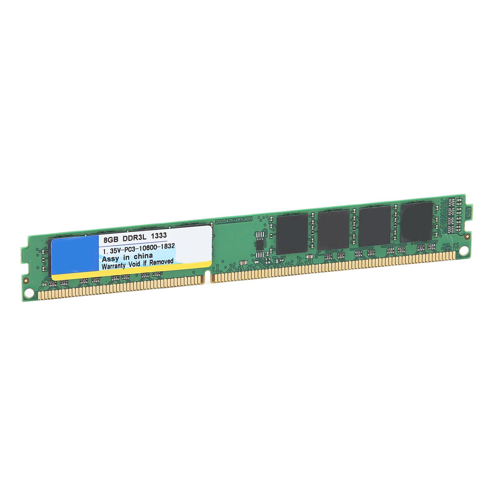 

Xiede DDR3L RAM Портативна Антикорозійна Зносостійка Міцна Чутлива Оперативна пам ять для ноутбука 1600 МГц 8 ГБ 1333Mhz8GB