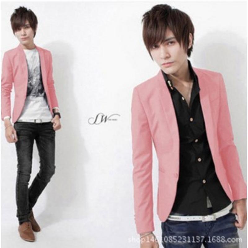 Ny Herre Casual Liten Dress Koreansk Versjon Mote Herre Blazer