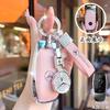 Full Wrap Rhinestone Key Fob Shell Fit Mercedes Benz GLE GLB GLS W206 W214 Smart Key Shiny Diamond Key Cover Car Decoration Gift PB1