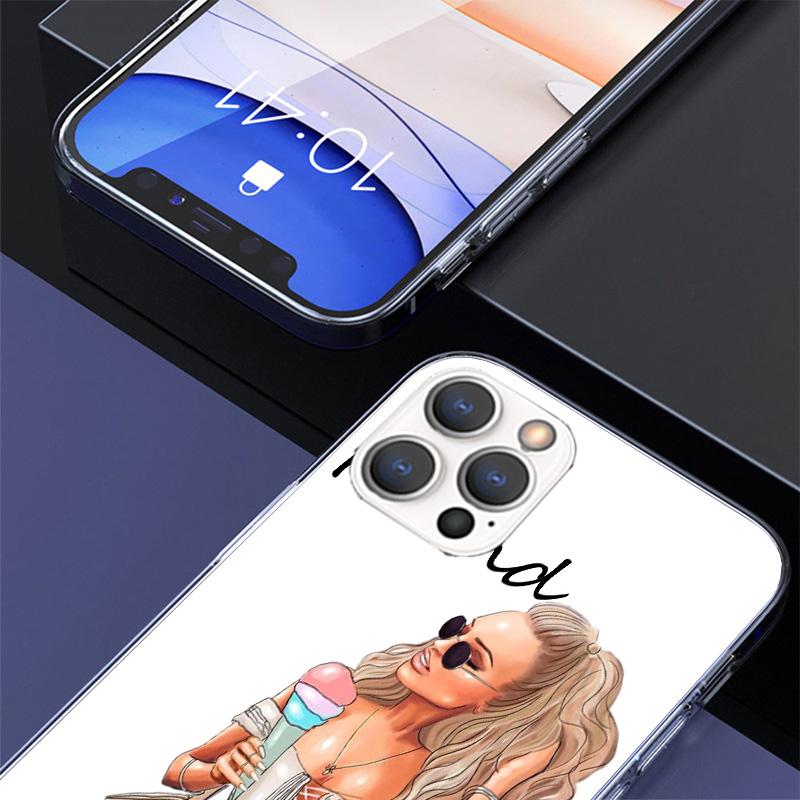 Girls Best Friends Forever BFF Phone Case For iPhone 17 Air 16 15 Pro Max 14 Plus 13 Mini 12 11 Cover 7 8 SE Silicone Shell Prin