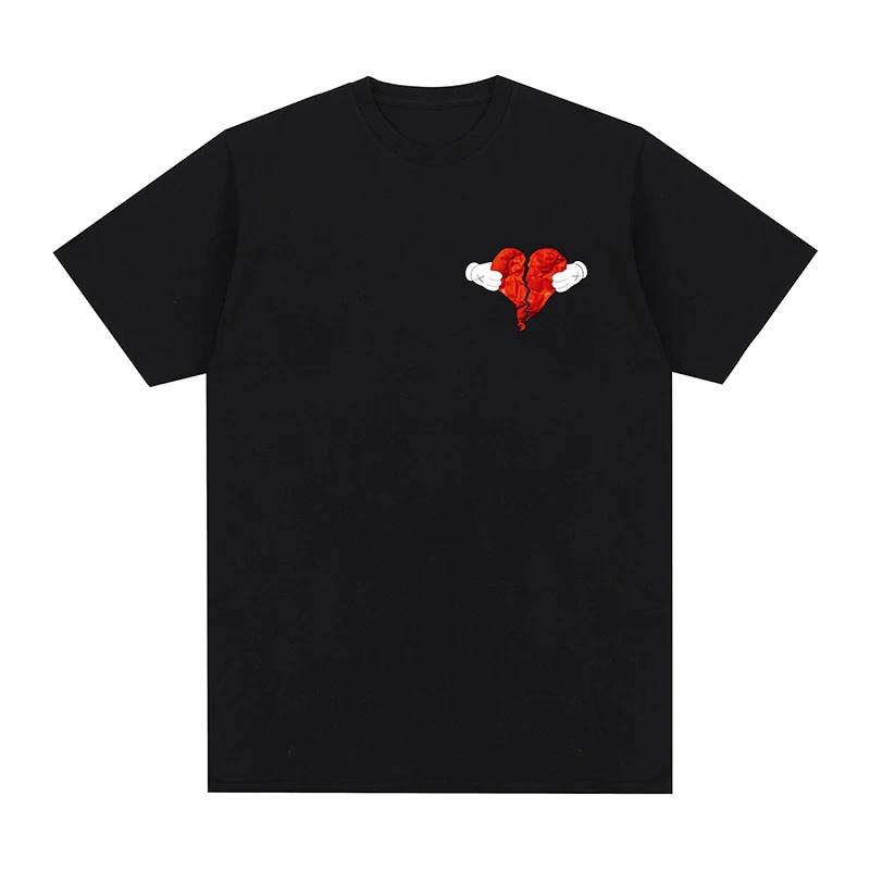 

Kanye West Heart Hip Hop T-shirt Vintage Cotton Men T Shirt Amusing Streetwear Harajuku New TEE TSHIRT Womens Daily Casual Tops 4XL