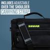 Shure by Gator SH-MICBAG12 Nylon Carrying Bag for Dynamic Microphones, Holds 12 Microphones [Includes Shoulder Strap] [Official Japanese Product]