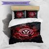 Set Lenzuola Stampato Sheffield United Football 3 Pezzi, Comodo Set Copripiumino per Camera da Letto Amico della Pelle