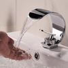 Luxury Brass Hot & Cold Waterfall Faucet for Bathroom Washbasins