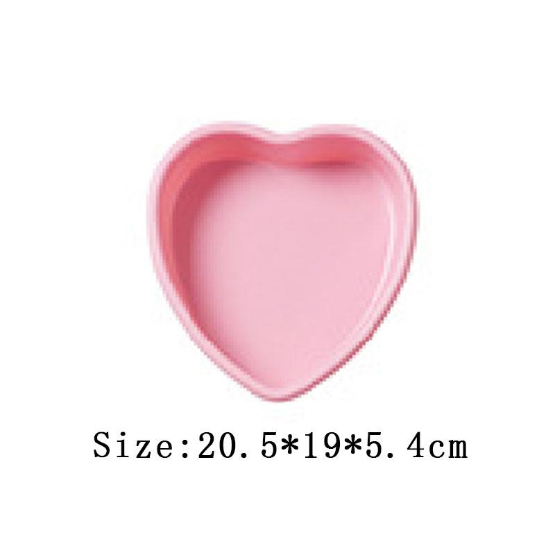 4-velikost srdce silikonová forma na dort DIY Love vrstvený pekáč Čokoládové cukroví želé Forma na led Roztomilá dárková sada na výrobu mýdlových svíček