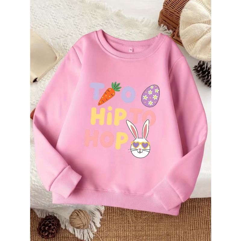 European sizes Delicate Kid Stylish Sweatshirt, Comfortable Round-Neck Top for Kids, Casual And Versatile Trendy Print Shirt