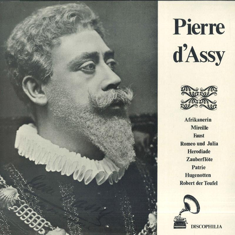 LP Record PIERRE DASSY  Pierre Dassy DIS376 DISCOPHILIA Germany Classical Used