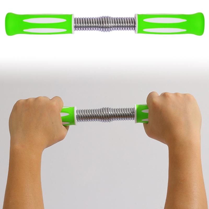Spring Arm Strength Trainer High Elastic Arm Strength Bar Forearm Strengthener Arm Strengthening Workout Equipment