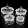 HESDICK Thickened Glass Weighing Bottle with Lid