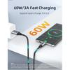 CABLETIME USB A to USB C Cable 10Gbps 3A USB 3.2 Cable 60W QC 3.0 Data Transfer for SSD Enclosure Phone Charging Data Sync
