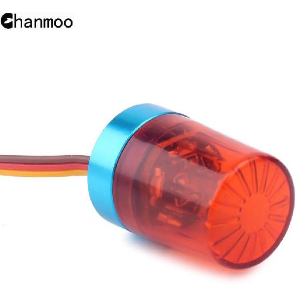 1/10 1/14 RC Car Led Flash Lights Police OD 13MM Multi-Function 360 Degree Rotating Flashing Lamp for 1:10 RC Off Road Car 1:14 Tamiya Tractor RC