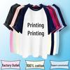 Women's Pure Cotton Raglan Sleeve T-Shirt - Trendy Color Block, Unisex Style, Custom Logo