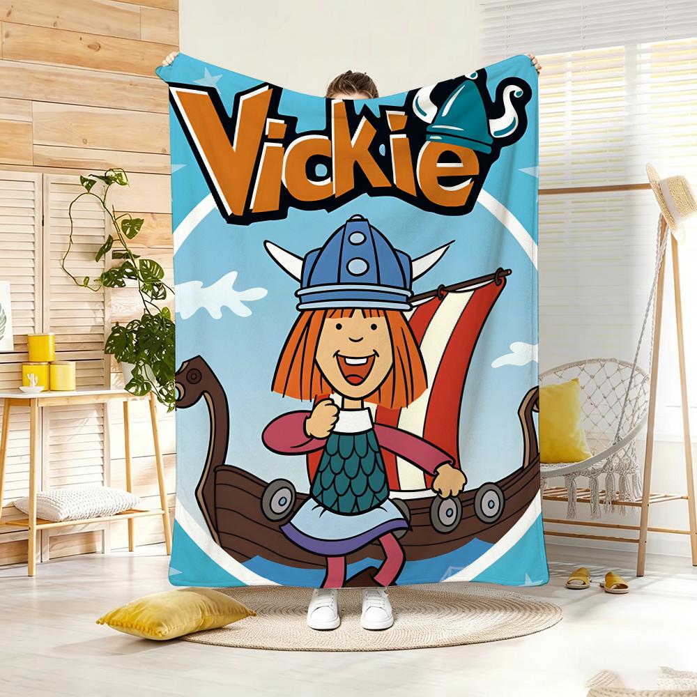 Аниме Популярный V-Vic The Vik-Ing Бросок Легкий 240 г Фланелевое Одеяло Мягкое Для Кожи Для Охлаждения Летом