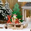 Decor Christmas Wooden Table Desktop Sign Xmas Gifts New Year Home Ornaments