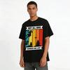 Vintage Color Block Print Outdoor Rock Climbing T-Shirt Pure cotton T-shirt