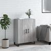 Vidaxl Cabinet, Sonoma Grey Oak, 69.5X34X90Cm, Wood-Based Material