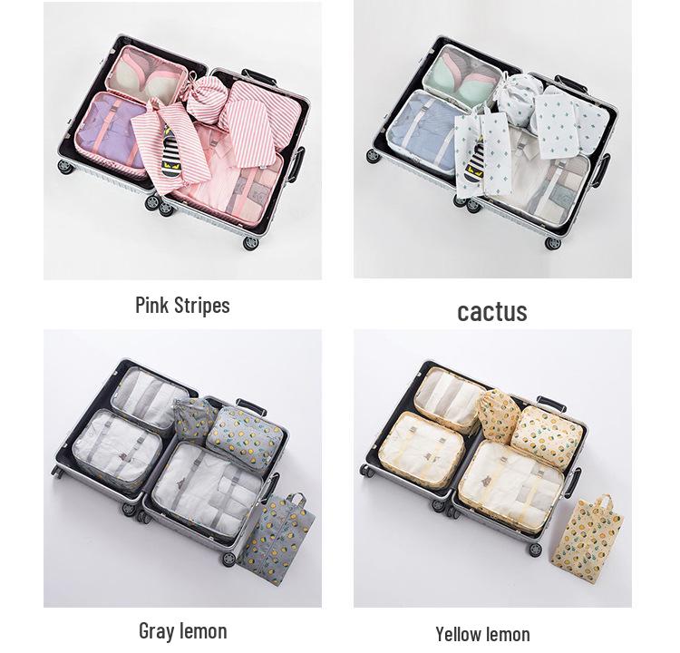 Thickened 7-Piece Travel Storage & Organization Bag Set