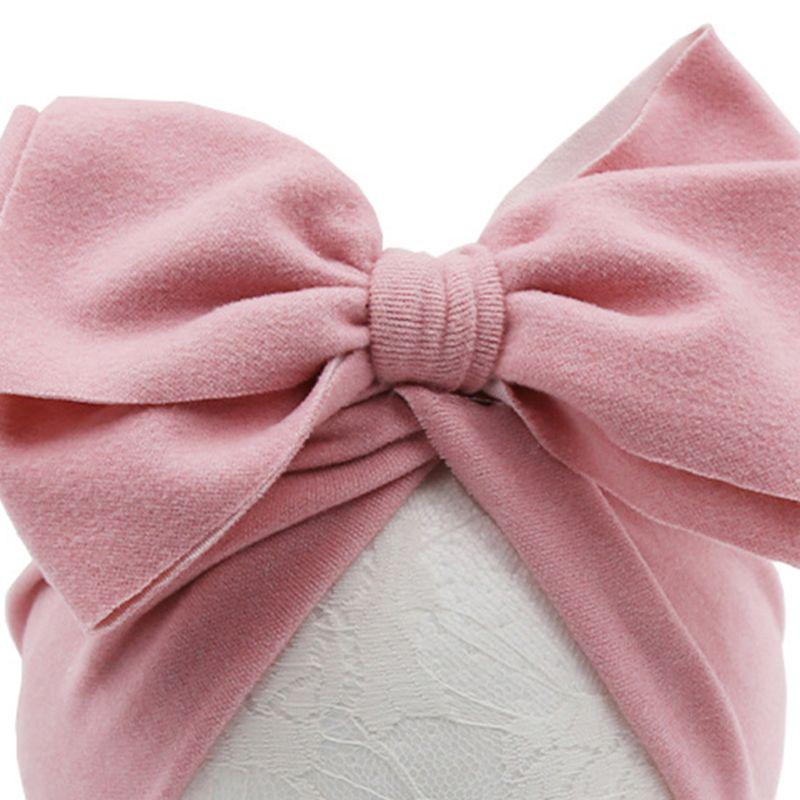 Baby Hat Girls Bows Turban Hat Infant Photography Props Kids Beanie Children Cap