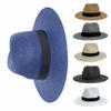 Manual Crochets Sunshades Straw Hat Ladies Anti-uv Fisherman Sandy Straw Weaving Hat Seaside On Summer Travel Sun Hat