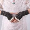 New Lace Fingerless Gloves Women's Gloves Winter Warm Cute Student Writing Typing Half Finger Acrylic Knitted Glove Mittens