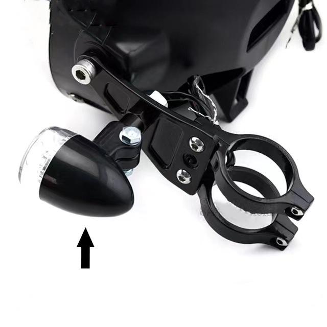 41mm Vintage Motorcycle Fork Headlight & Shock Absorber Mount Bracket