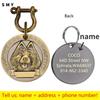 Personalized Address Tags For Dogs Id Tags Dog Tag Free Engraved Custom Dog Collar Cats Dog Name Tag Pet Id Anti-lost Nameplate