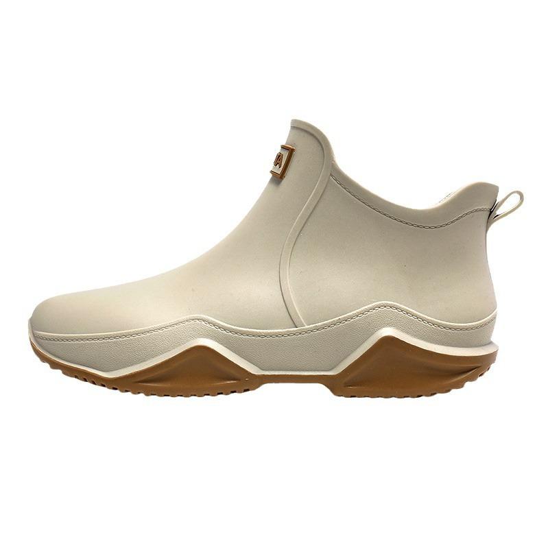Water Shoes Popular Japanese and Korean Short Rain Shoes Men and Women Couples Soft-soled Non-slip Rain Boots Waterproof Glue Shoe Cover Shoes