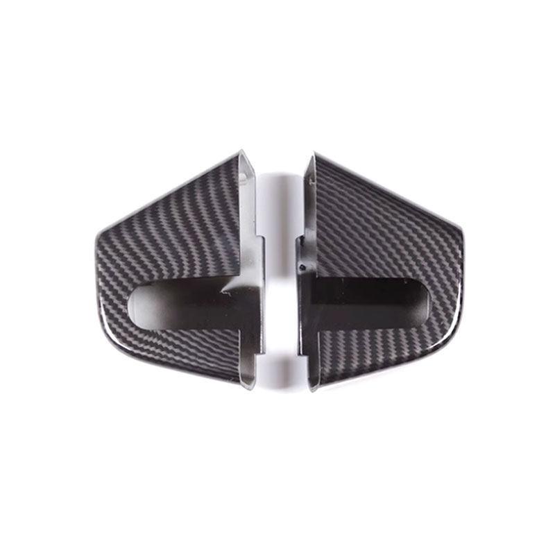 For Land Rover Defender 90 110 -23 Carbon Fiber Texture Car Interior Center Console Armrest Box Screw Trim Cover Replacement