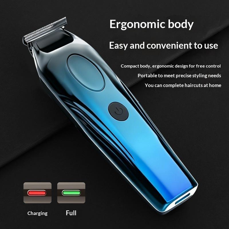 Hair Cutting Set With Digital Display Men'S Electric Push Hair Salon Household Carving Oil Head Use