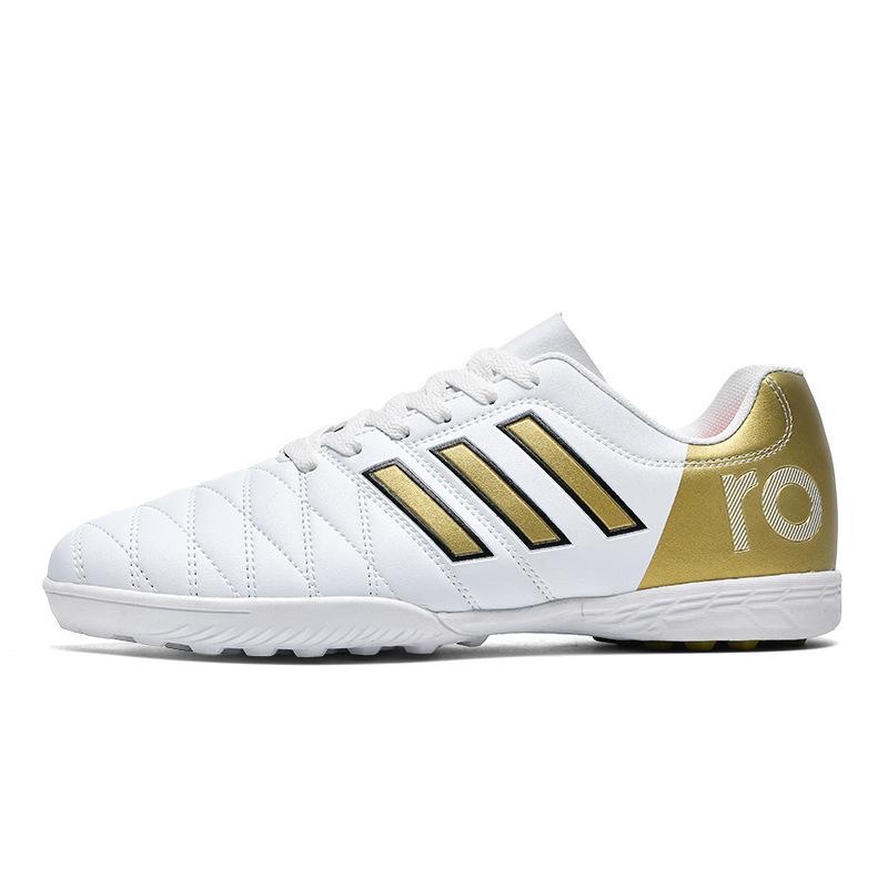 New low-top football shoes men and women children broken nails tf leather foot students AG long nails competition sports football shoes