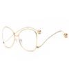 New Hot Frame Classic Clear Glasses Gold Frame Vintage Sunglass Women Men Optical UV400 Aviation Eyeglass Transparent Clear
