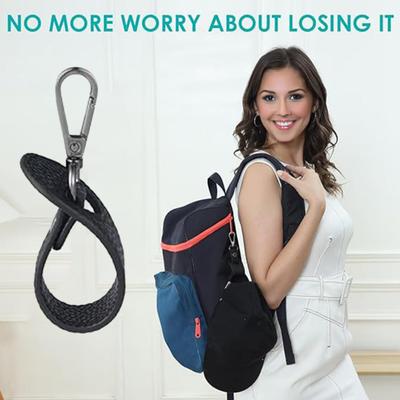 2/3/4Pcs Faux Leather Hat Clip Hands-Free Bag Backpack Handbag Luggage Hanging Baseball Cap Holder Vacation Traveling Essentials