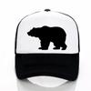 Brown Bear Print Baseball Cap Unisex Casual Bear Bone Casquette Fashion Summer Snapback Caps Breathable Mesh Trucker Hats