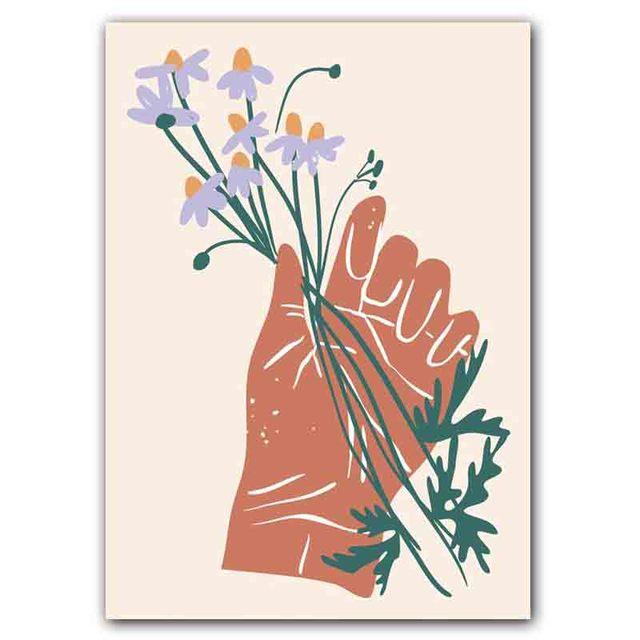 

Скандинавское абстрактное искусство чрезвычайно простой стиль постер фигура печать холст картина офис гостиная украшение дома фреска без рамки 21*30cm No Frame