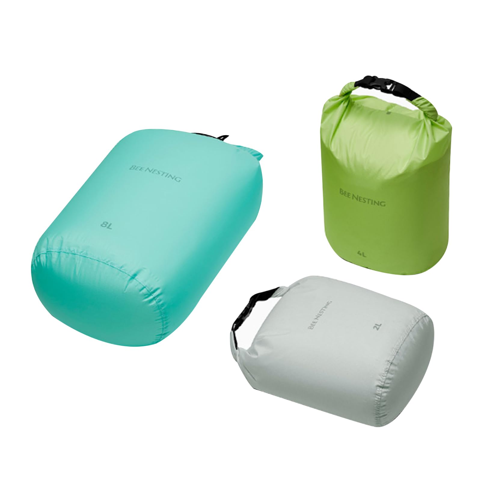 

Сверхлегкий набор сухих мешков BeeNesting для упаковки вещей, мешок для альпинизма, водонепроницаемый сухой мешок, 3 шт., легкий набор мешков для упаковки вещей, водонепроницаемый мешок, для чрезвычайных ситуаций