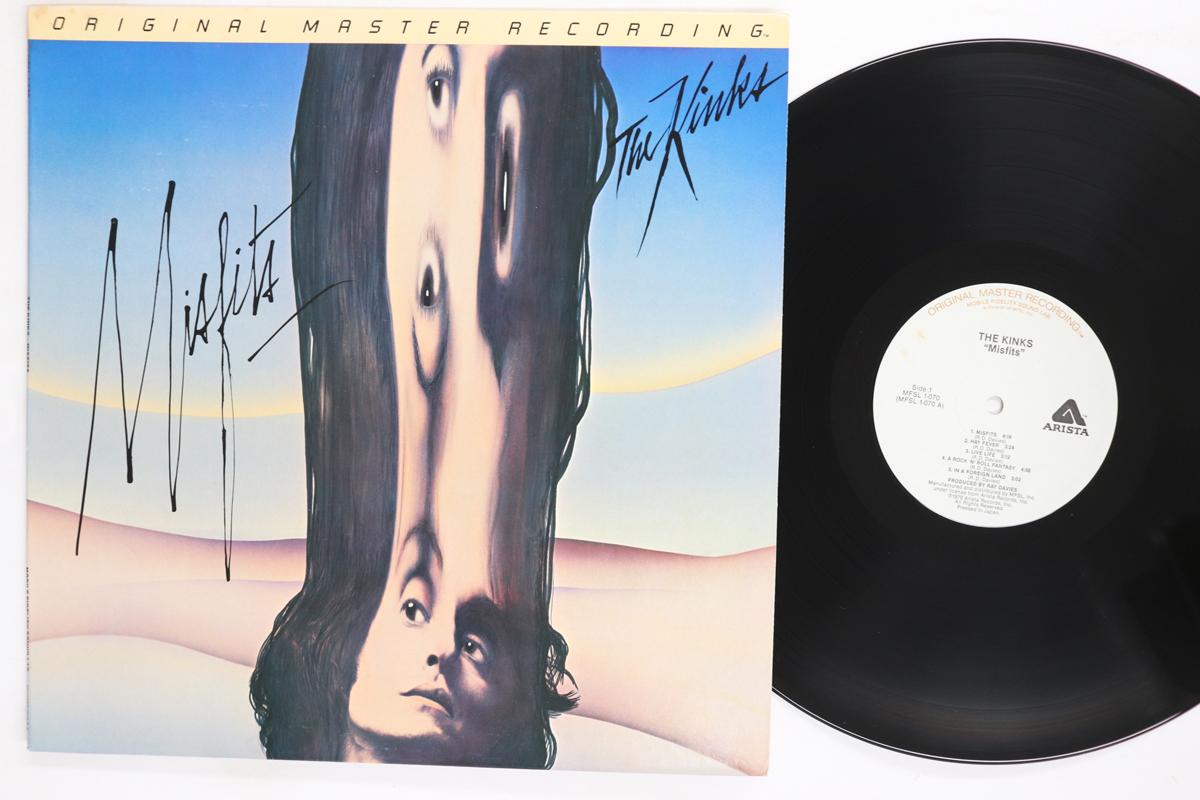 LP Record KINKS  Misfits MFSL1070 MOBILE FIDELIT 1981 US Rock Used