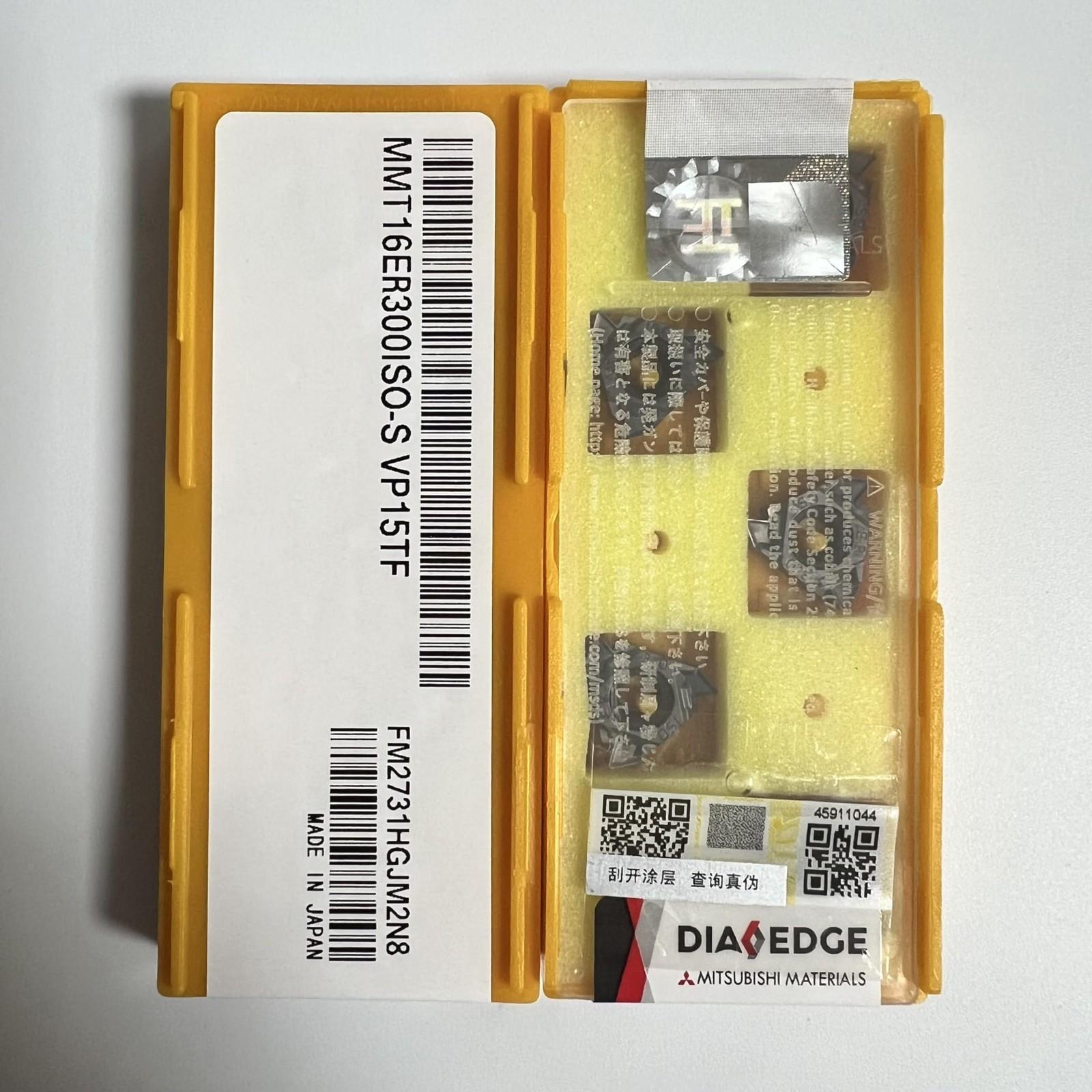 

MITSUBISHI / MMT16ER300ISO-S VP15TF / Carbide CNC Blade 10 Pcs