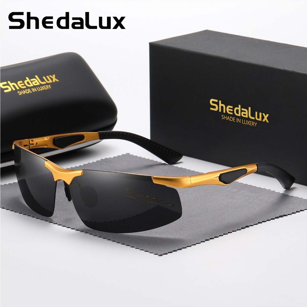 

ShedaLux unisex fashion polarized sunglasses. metal frame. high quality