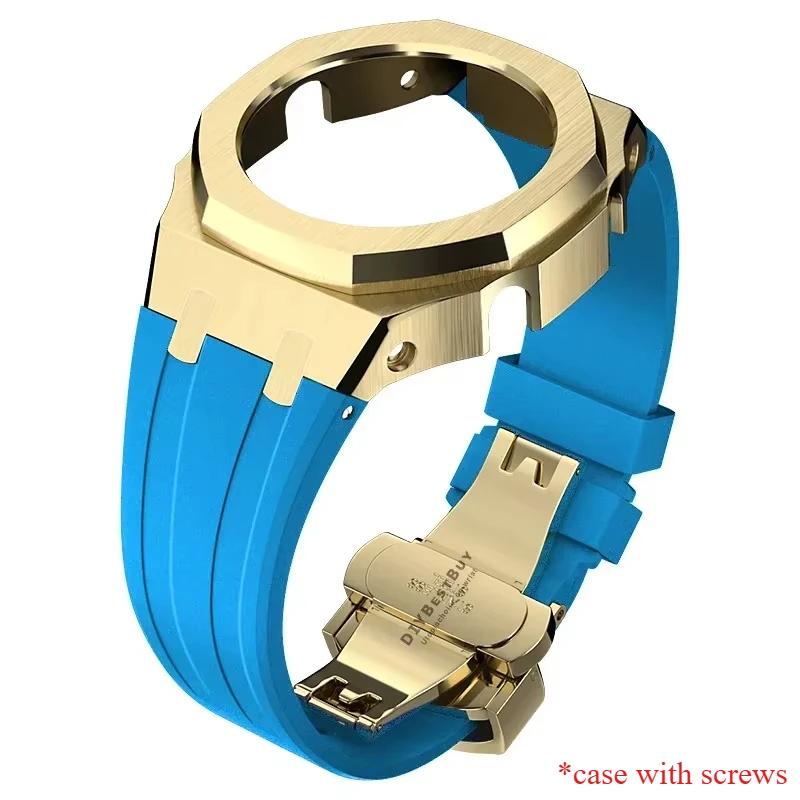 Gen4 Metal Case Bezel Frame GA2100 GAB2100 Casioak Mod Kit Modification Frame For GA2110 Metal Rubber Strap Accessory Wholesale