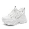 Spring and Summer Women's Shoes New Small Wedge Heel Muffin Thick Sole Inner Height Increase and Casual Single Shoes