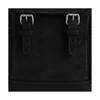 COACH Sprint 15 magnetic buckle buckle closure adjustable shoulder strap pebbled leather and smooth calfskin crossbody bag mini men's black