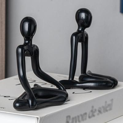 Denker Statue Sammlerstück Harz Abstrakte Kunst Skulptur Schreibtisch Ornamente Weihnachtsgeschenke Heimdeko Für Büro Arbeitszimmer Regal