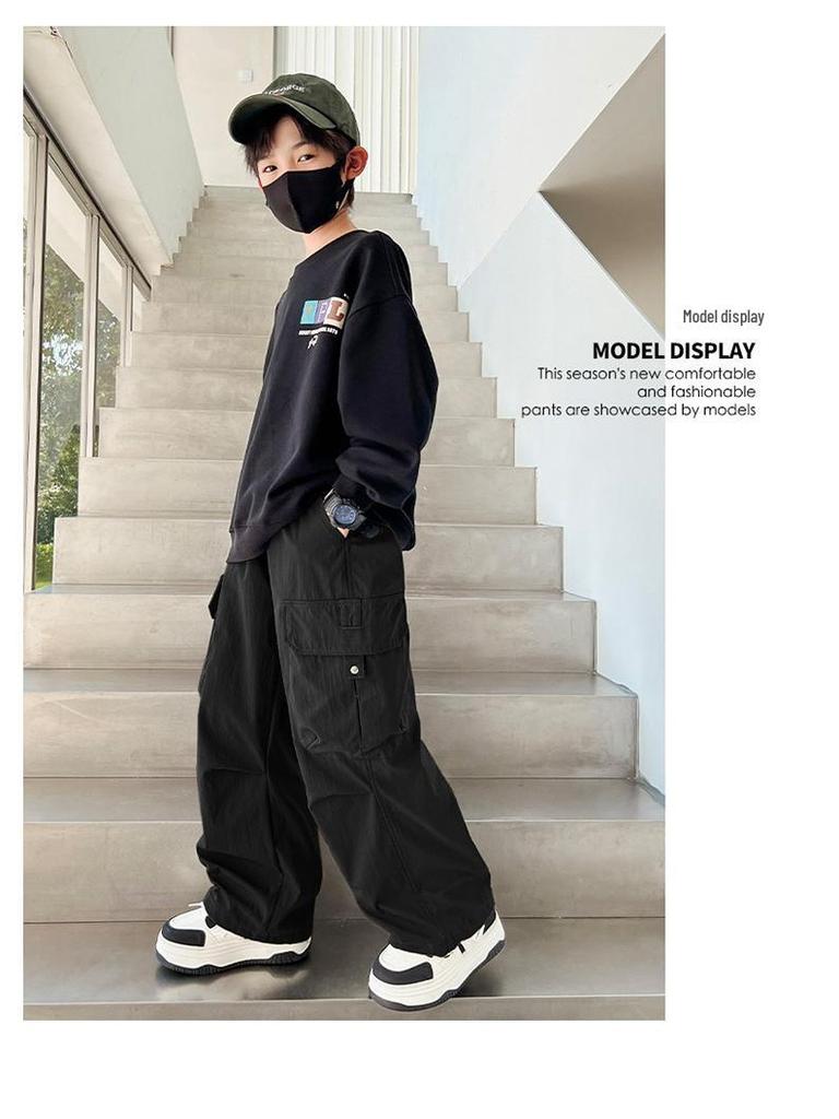 Boys' Mosquito-Proof Summer Overalls 2025 - Lightweight, Casual Spring/Summer Wear