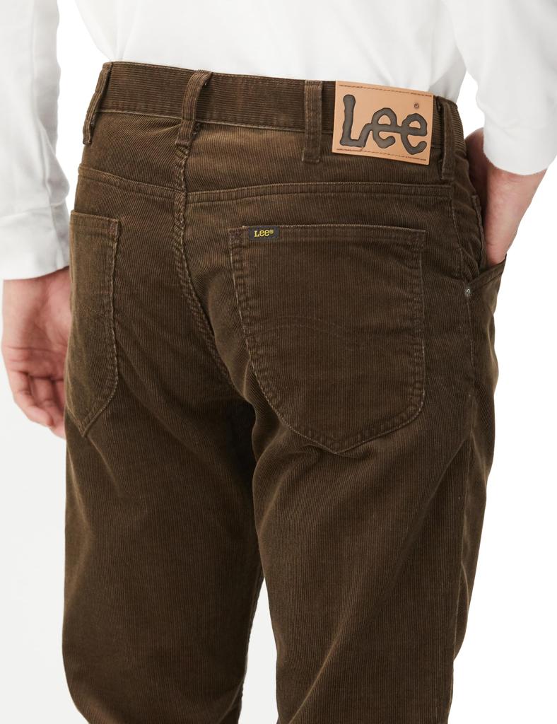 Lee American Standard 102 Corduroy Bootcut Brown Pants, Men's,