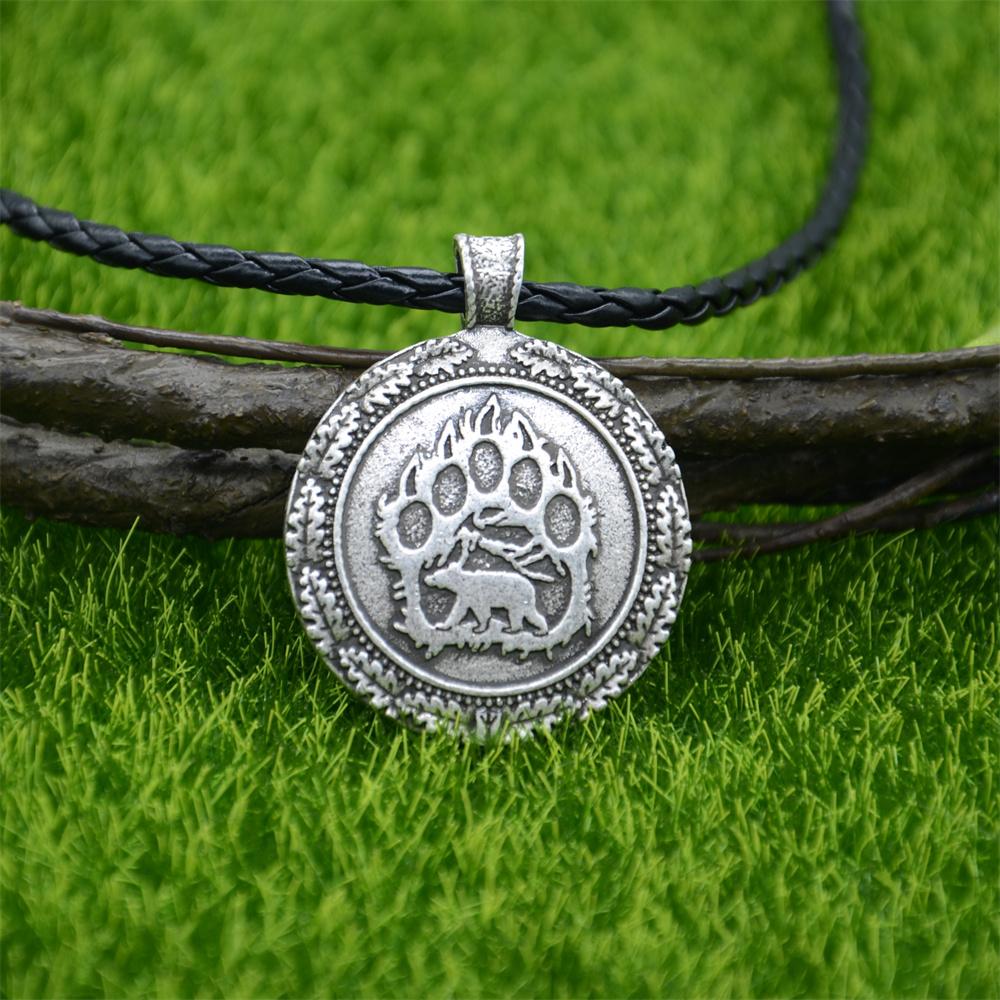 Скандинавский кулон-лапа медведя Славянский амулет Велеса Языческий викингский ожерелье для мужчин Защитный талисман