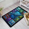 Cybernetic Marine Life Pattern Rug Floor Mat for Living Room or Bedroom Soft and Comfortable Carpet a Gift for Birthday and Holiday.