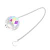 2pcs Crystal Ball Prism Pendant Suncatcher Window Suncatcher Rainow Maker Ornament with Chain for Easy Hanging Colorful